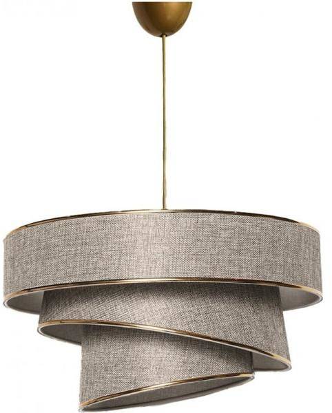 Coupe taklampa - Beige/guld 