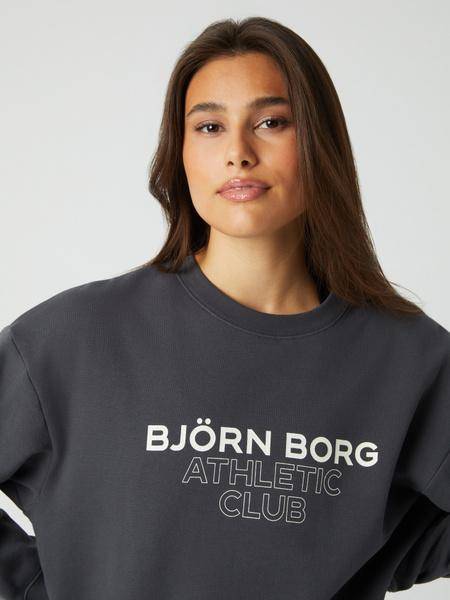 Björn Borg Borg Boyfriend Crew Grå, XXL 