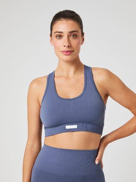 Björn Borg Studio Low Seamless Sports Bra Blå, XSS 