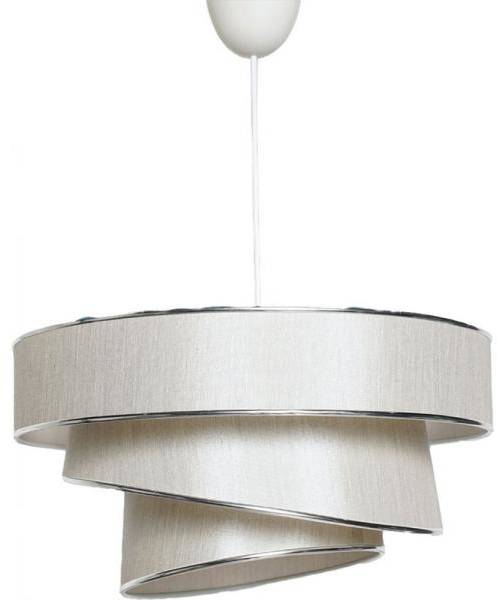 Coupe taklampa - Beige/silver 