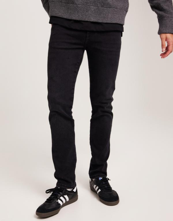 Dr Denim Snap Slim fit jeans Svart 