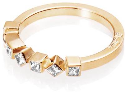 Efva Attling Love Dice & Stars Ring 15.00 MM - GULD 