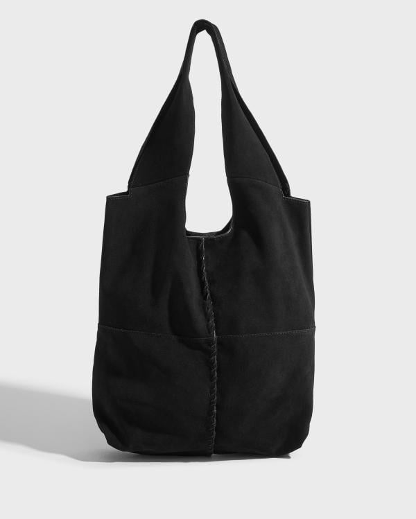 BECKSÖNDERGAARD - Svart - Suede Demi Bag 