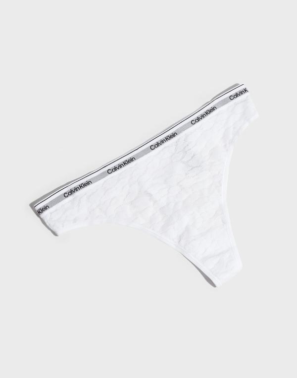 Calvin Klein Underwear - Vit - High Leg Thong 