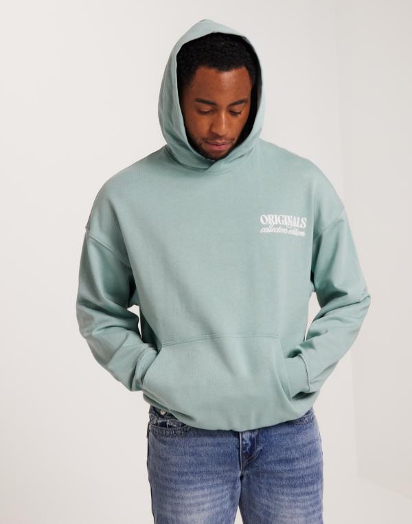 Jack & Jones Jormykonos Type Sweat Hood Hoodies Blå 