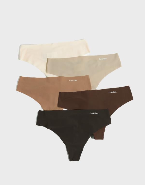 Calvin Klein Underwear - Beige - Thong 5PK 