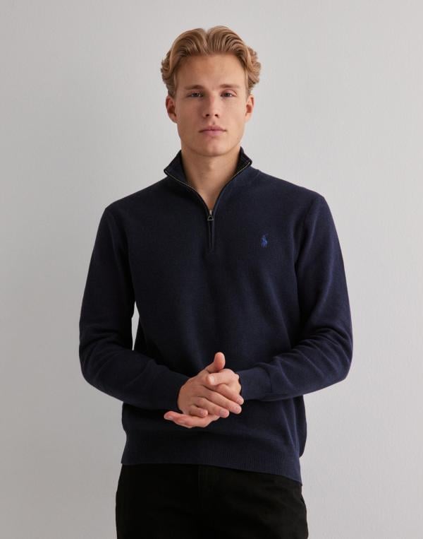 Polo Ralph Lauren Ls Hz-Long Sleeve-Pullover Half zip Blå 