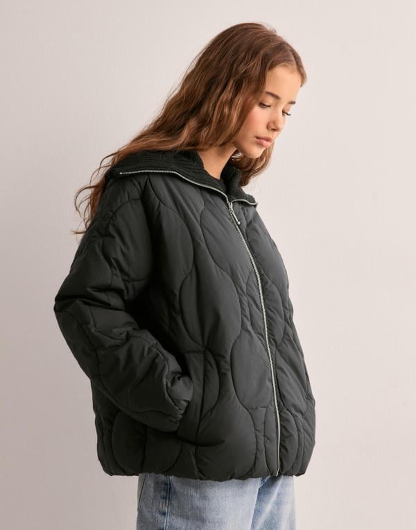 Only - Svart - Onlvanora Quilted Jacket Otw 