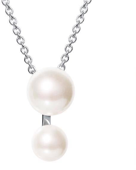 Efva Attling Drip Drop Pearl Necklace 40/42/45 CM - SILVER 