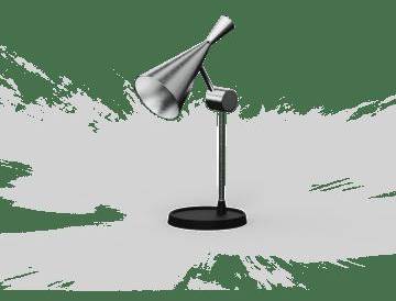 Tom Dixon Beat Unbeaten bordslampa LED 53 cm Aluminium 