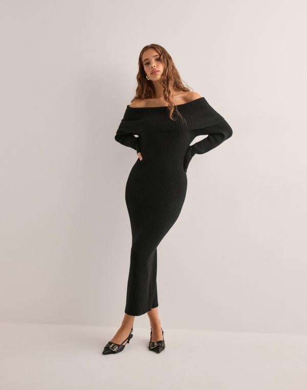 Only - - Onlkatia Ls Off Shoulder Dress Cc K 