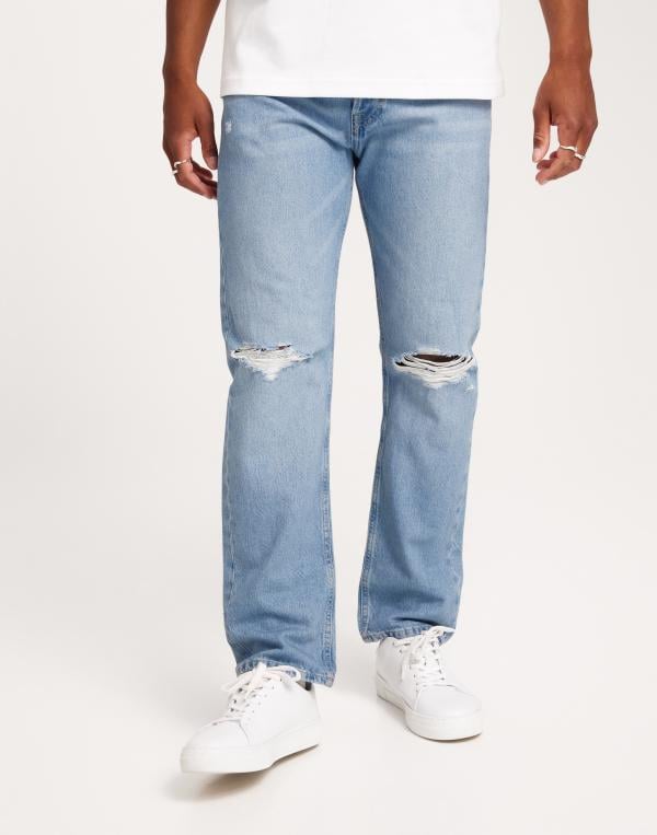 Jack & Jones Jjichris Jjoriginal Sbd 921 Sn Straight jeans Blå 