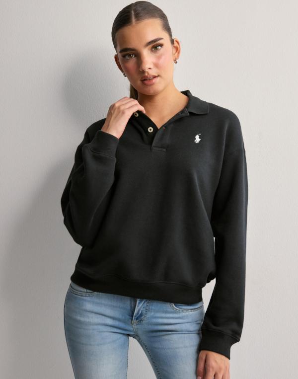 Polo Ralph Lauren - Svart - Polo Po Flc-Long Sleeve-Sweatshirt 