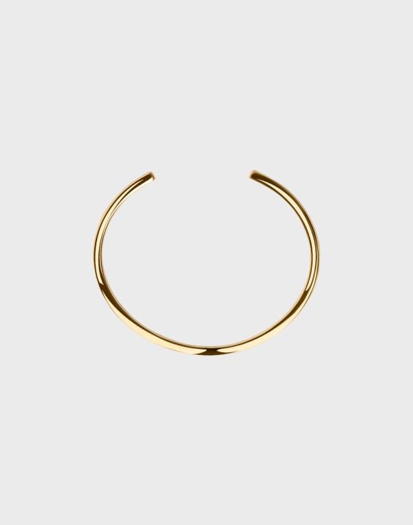 Muli Collection - Guld - Thin Bangle Bracelet 