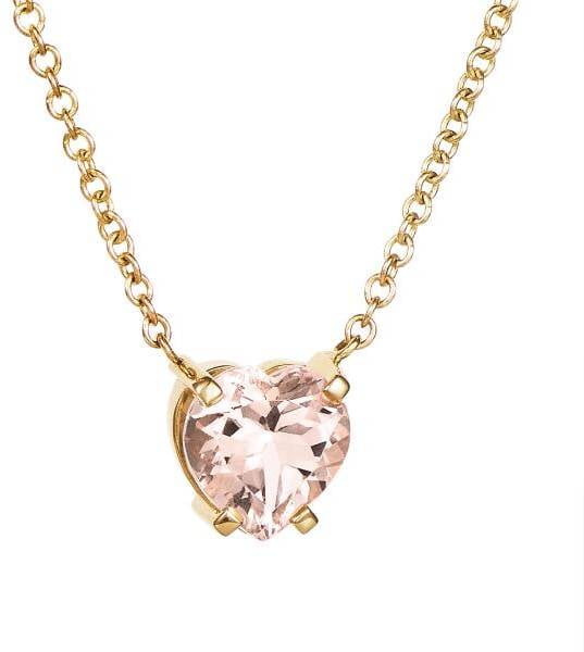 Efva Attling Lovely Heart Necklace 38/40/42 CM - GULD 