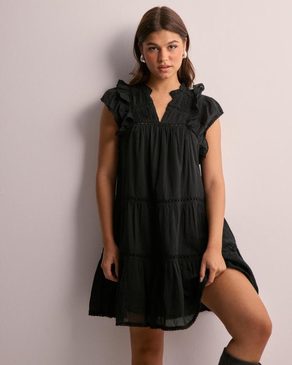 Neo Noir - Svart - Jamma S Voile Dress 