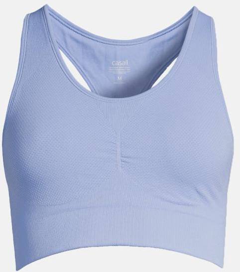 Seamless Soft Sports Bra, Breeze Blue, S,  Sport-Bh 