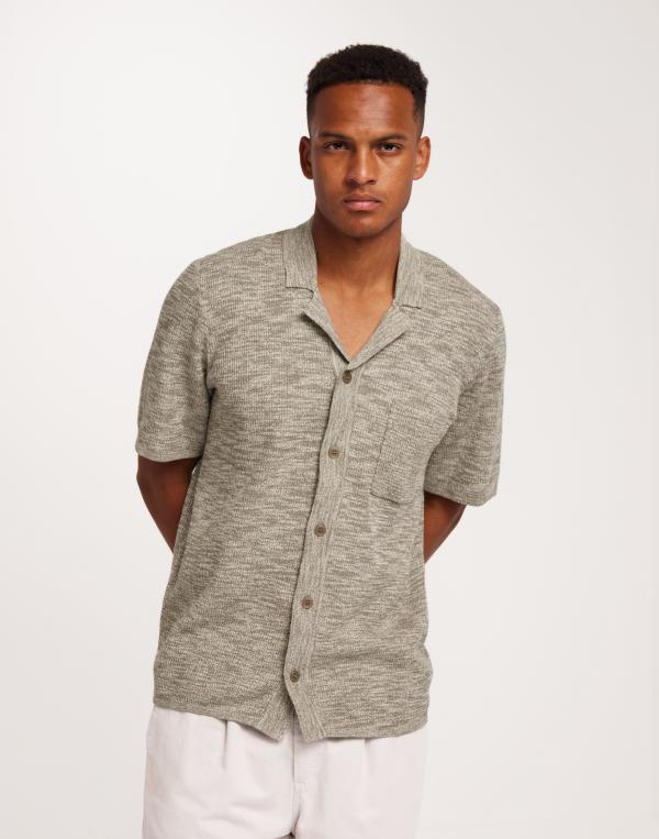 Samsøe Samsøe Larry Shirt 15223 Kortärmade skjortor Beige 