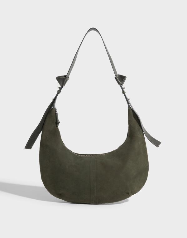 BECKSÖNDERGAARD - Grön - Suede Lona Bag 