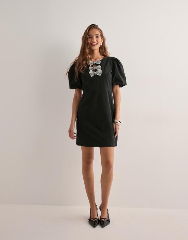 Vero Moda - Svart - Vmellison 2/4 Short Dress Jrs Ga Pr 