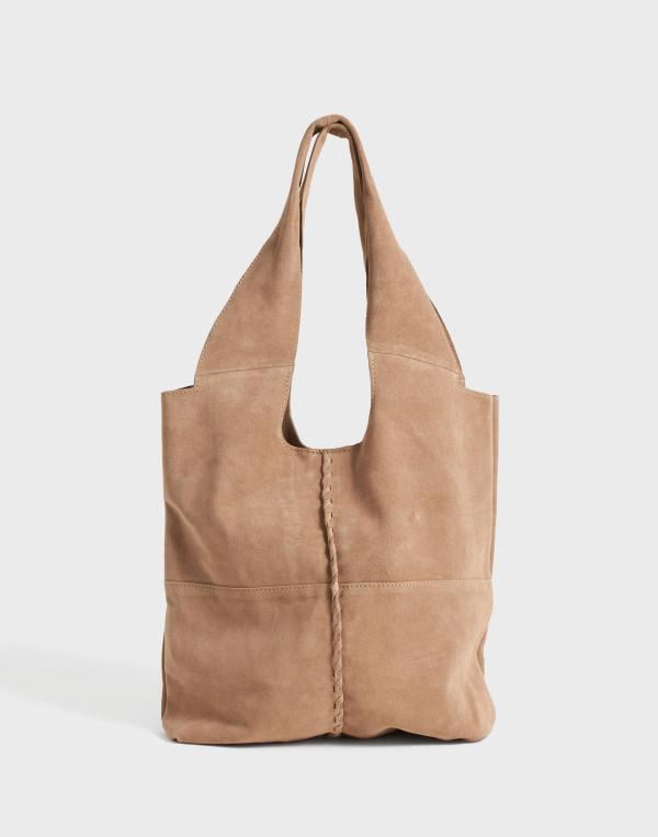 BECKSÖNDERGAARD - Beige - Suede Demi Bag 