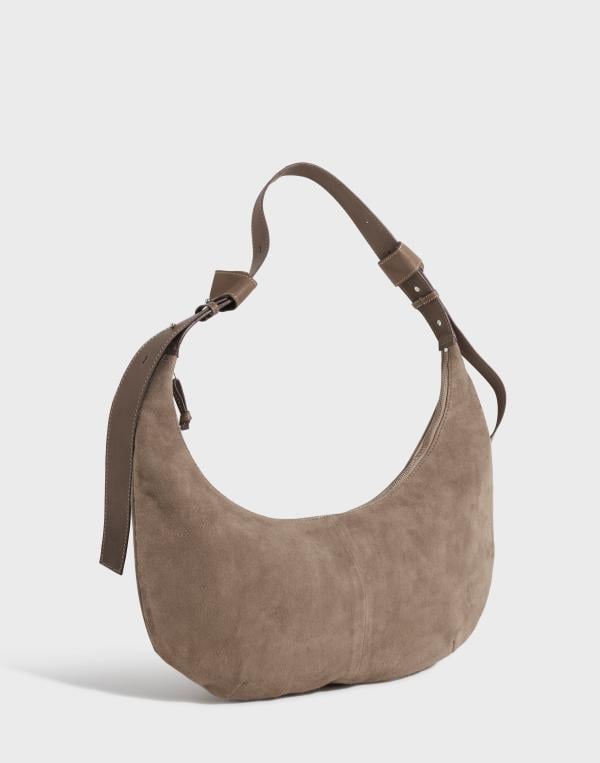 BECKSÖNDERGAARD - Beige - Suede Lona Bag 