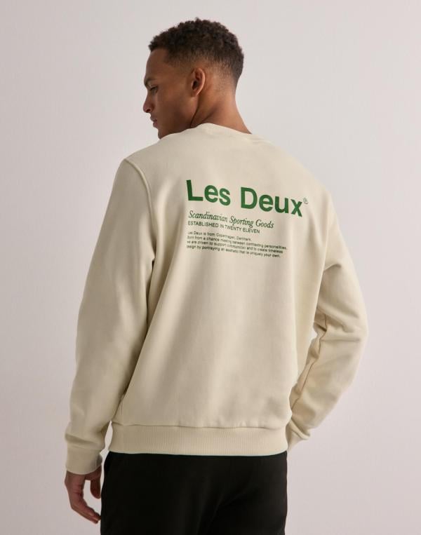 Les Deux Brody Sweatshirt 2.0 Sweatshirts Vit 