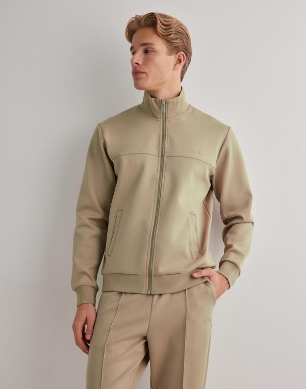 Les Deux Ballier Script Track Jacket Träningsjackor Beige 