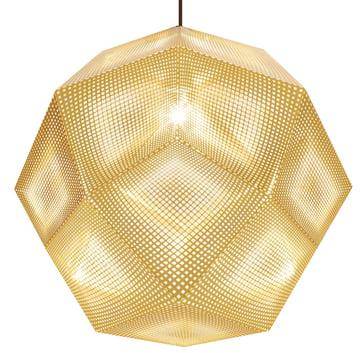 Tom Dixon Etch taklampa 50 cm Mässing 