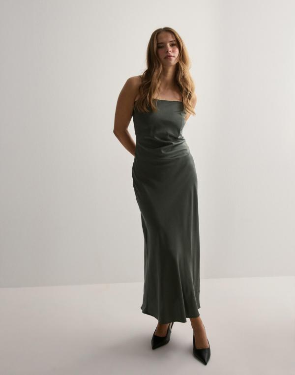 Only - Grön - Onljane Life Strap Lissy Long Dress 