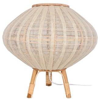 Globen Lighting Borneo golvlampa Ø50 cm Natur 