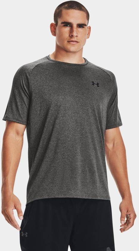 Ua Tech 2.0 Ss Tee, Carbon Heather, 4xl,  Tränings-T-Shirts 