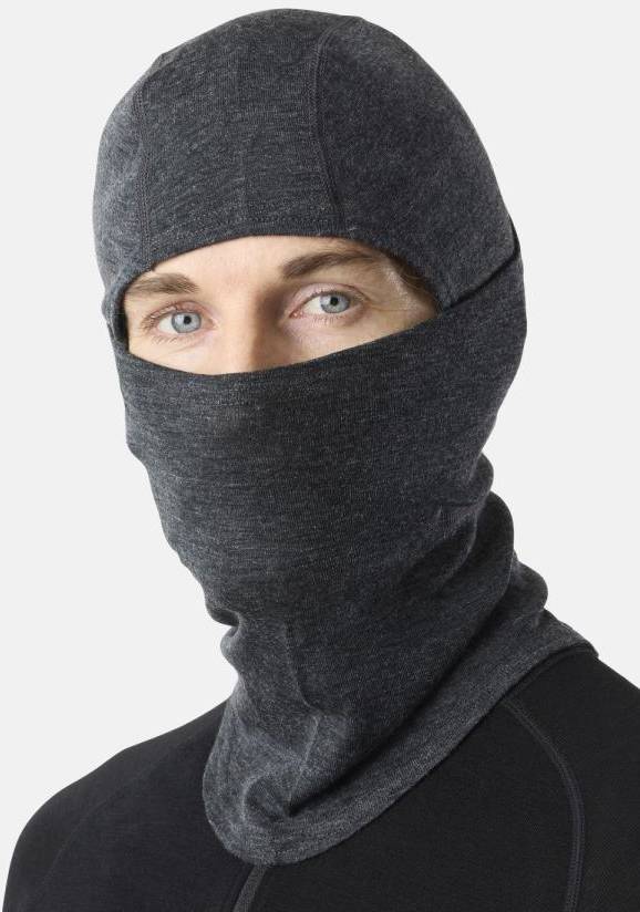 Himalaya Merino Wool Balaclava, Charcoal Melange, Onesize,  Mössor 