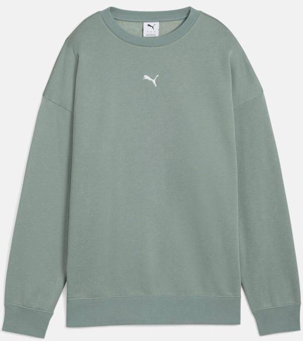 Ess Oversized Crew Fl, Green Moon, L,  Sweatshirts 