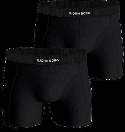 Björn Borg Organic Cotton Stretch Boxers 2-Pack Svart, Xxl (Övriga Kalsonger i kategorin Kalsonger)