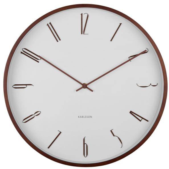 Scandia väggklocka 40 cm, white 