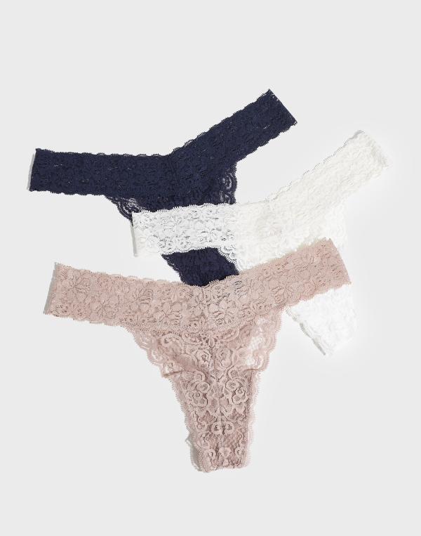 Nelly - Beige - What I Like Thong 3-pack 