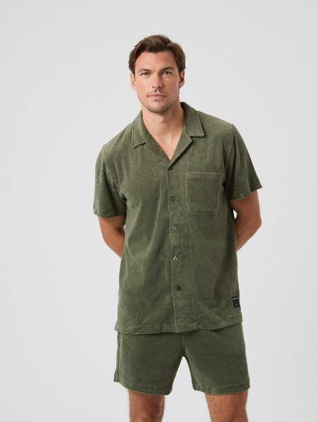 Björn Borg Borg Toweling Pool Shirt Grön, XXL 