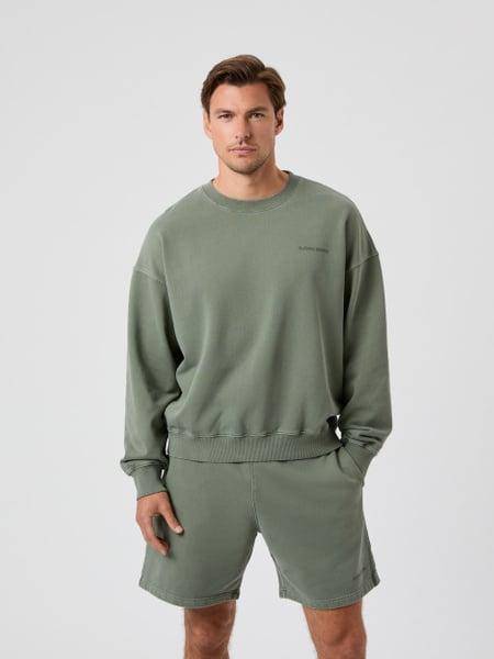 Björn Borg Borg Oversized Washed Sweatshirt Grön, XXL 