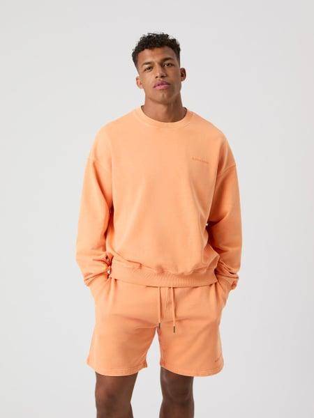 Björn Borg Borg Oversized Washed Sweatshirt Orange, XXL 