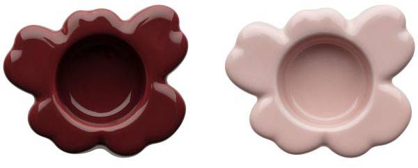 Unikko Shape värmeljushållare 10x3 cm, rosy grey 