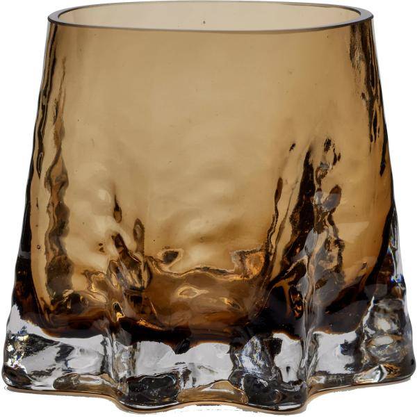 Gry ljuslykta medium 11 cm, cognac 