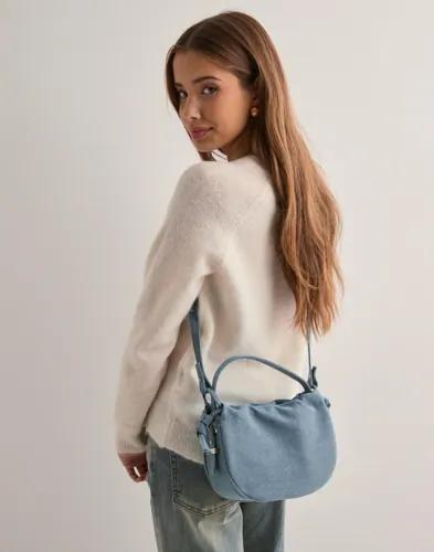Pieces - Blå - Pcballoon Denim Bag D2D 