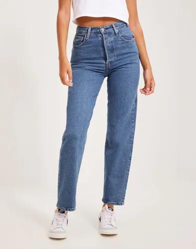 Levi's - Blå - Ribcage Straight Ankle Jazz Po 