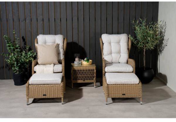 Washington loungegrupp - Natur/Vit 