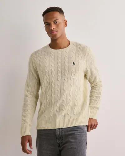 Polo Ralph Lauren Cable-Knit Wool-Cashmere Sweater Stickade tröjor Beige 