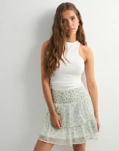 Vero Moda - Multi/Mönstrad - Vmsmilla Hw Smock Short Skirt Wvn G 