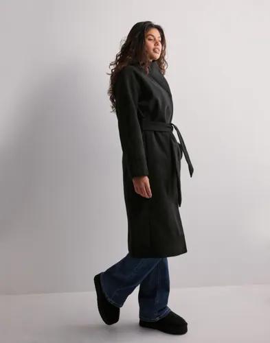 Only - Svart - Onlemma Life High Neck Coat Otw 