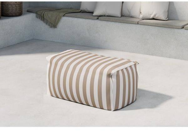 Redang ottoman - Vit/Beige 