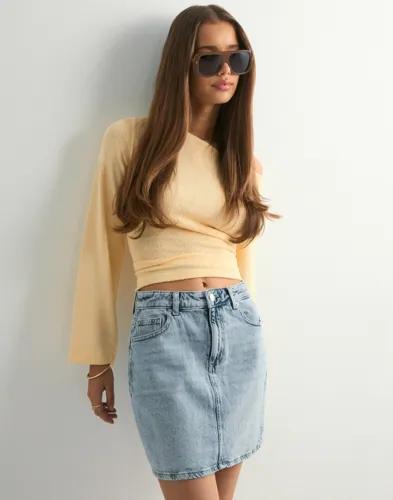 Vero Moda - Blå - Vmtessa Hr Short Dnm Skirt Mix Ga N 